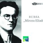 Imagine Mircea Eliade și siglă ICUB