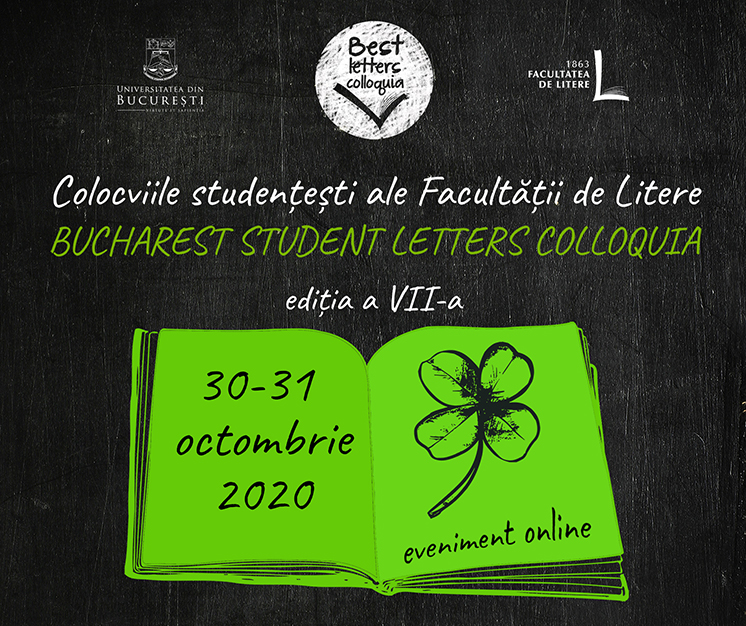 Afiș BucharEst STudent Letters Colloquia