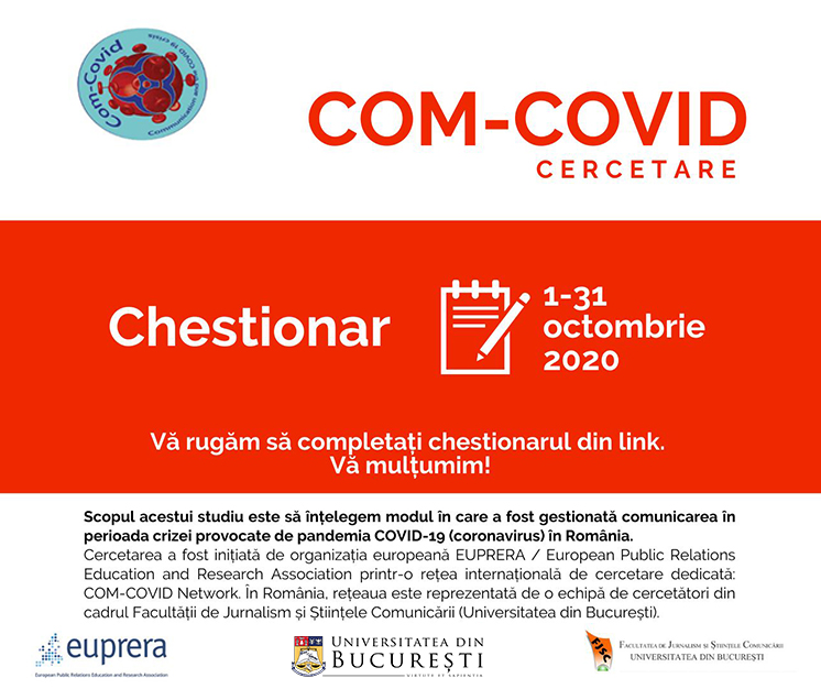 studiu privind comunicarea în cazul pandemiei de covid