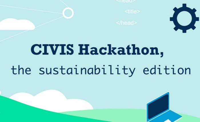 afiș hackathon civis