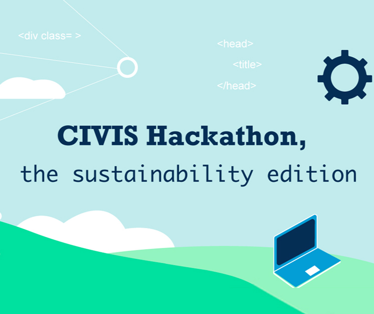 afiș hackathon civis
