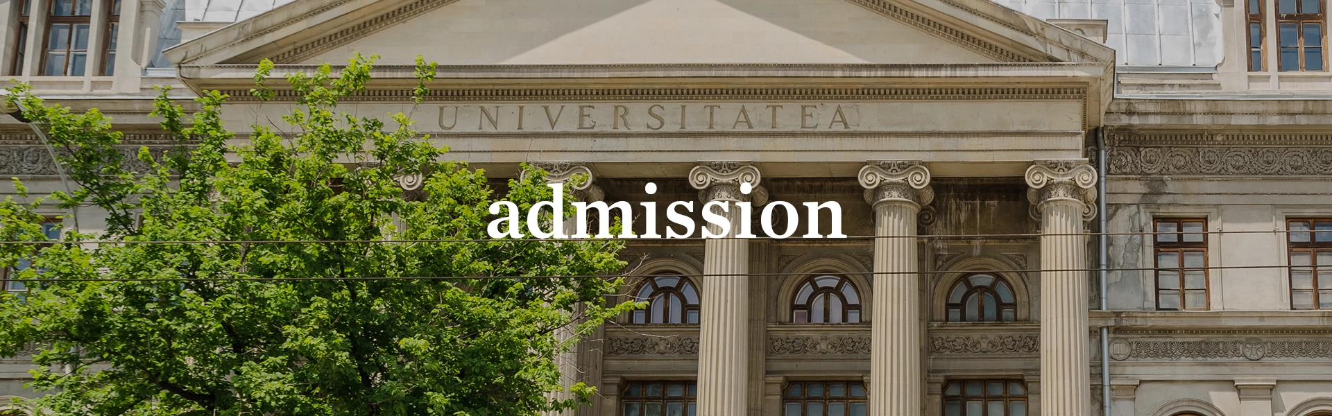Button- Unibuc Admission Webpage